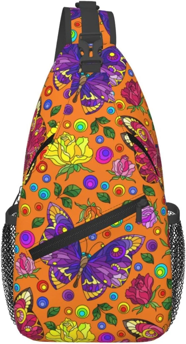 Chest Sling Bag Crossbody Shoulder Backpack Bag Gym Cycling Travel Hiking Daypack Cross Bag