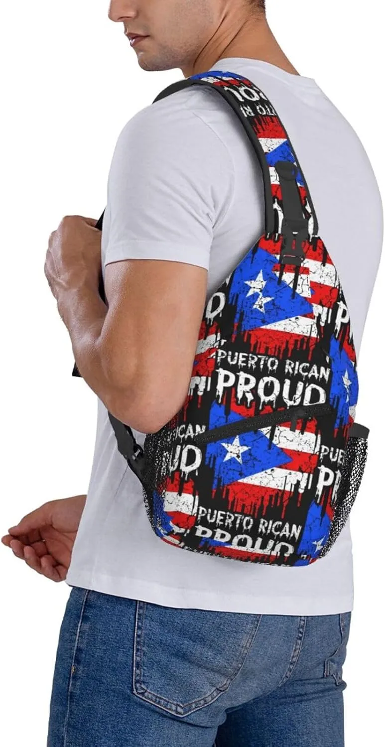 Chest Sling Bag Crossbody Shoulder Backpack Bag Gym Cycling Travel Hiking Daypack Cross Bag