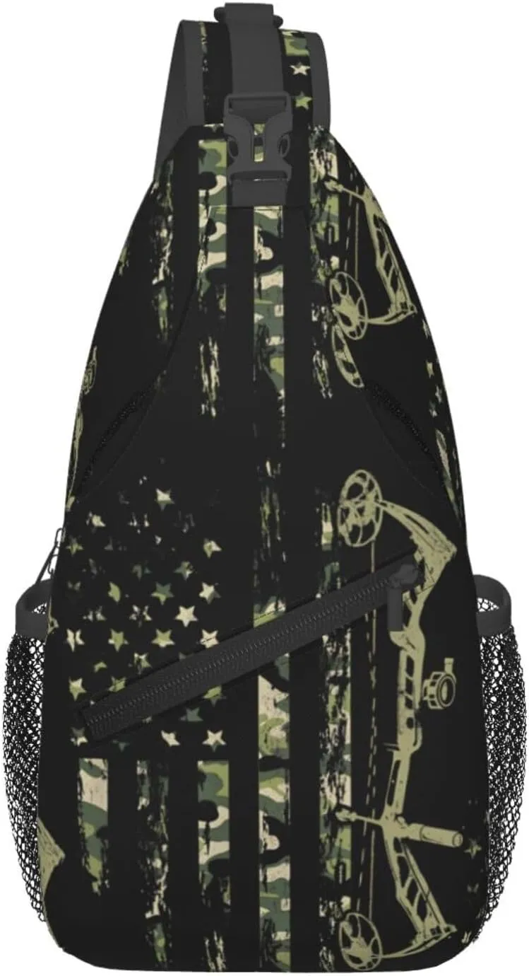 Chest Sling Bag Crossbody Shoulder Backpack Bag Gym Cycling Travel Hiking Daypack Cross Bag