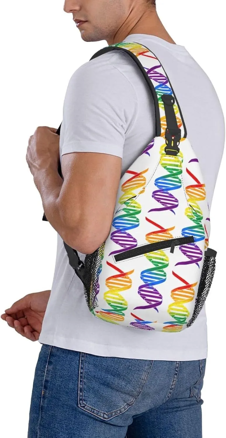 Chest Sling Bag Crossbody Shoulder Backpack Bag Gym Cycling Travel Hiking Daypack Cross Bag