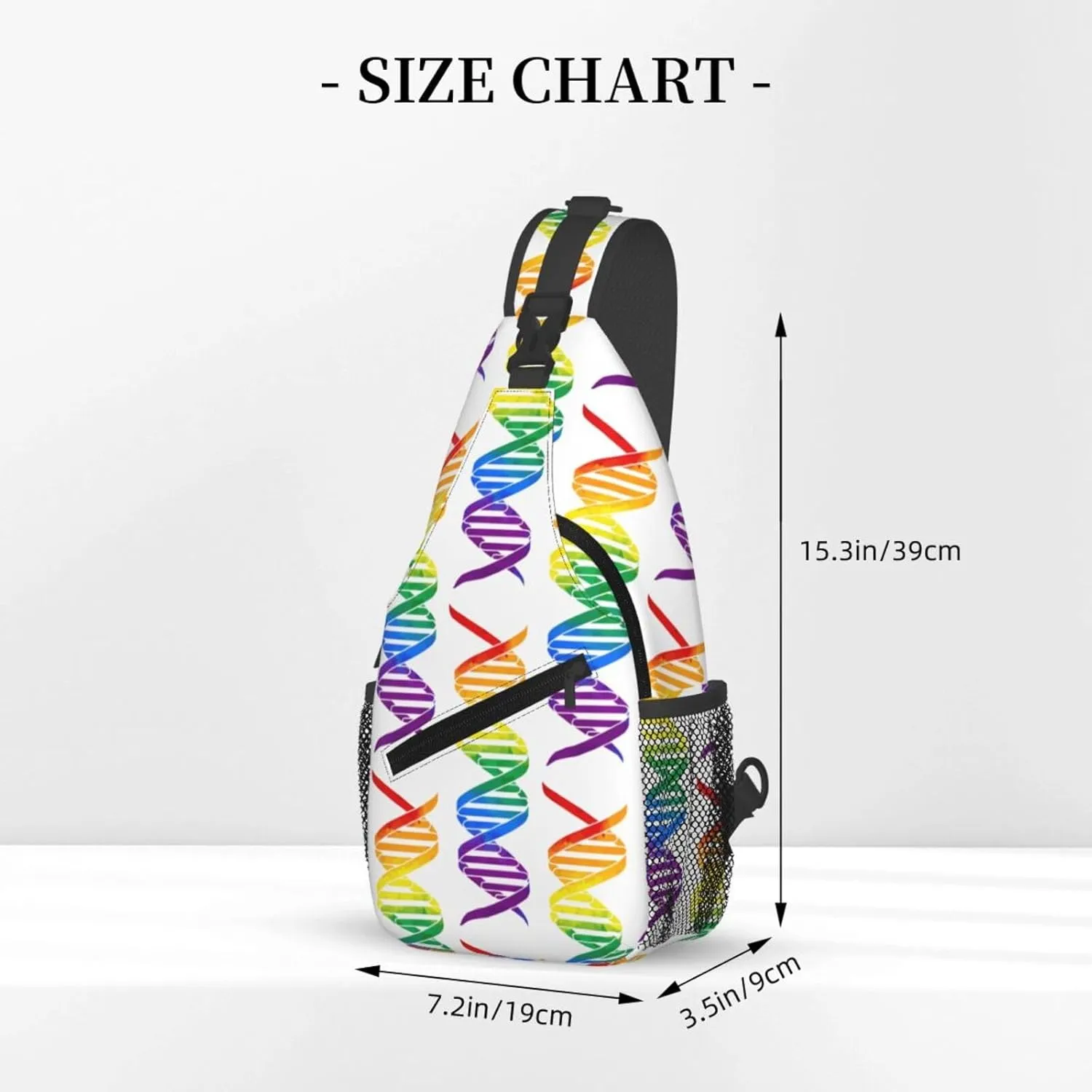 Chest Sling Bag Crossbody Shoulder Backpack Bag Gym Cycling Travel Hiking Daypack Cross Bag