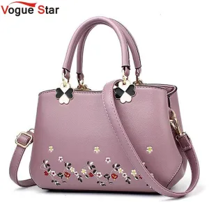 Chic Leather Women Handbag Polished