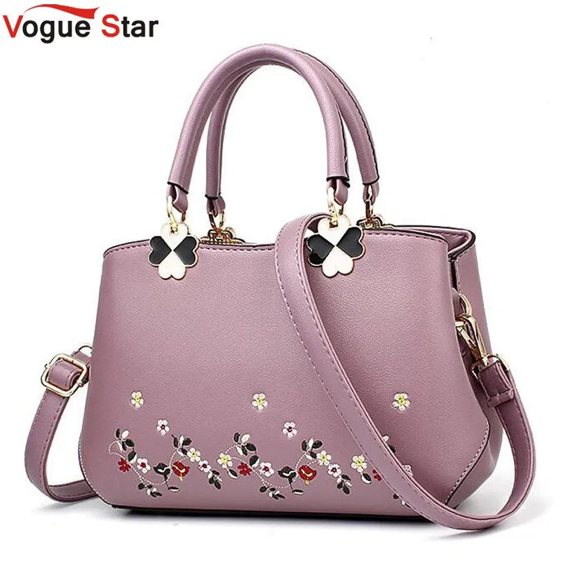 Chic Leather Women Handbag Polished