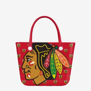 Chicago Blackhawks Big Logo Mini Print Tailgate Tote Bag