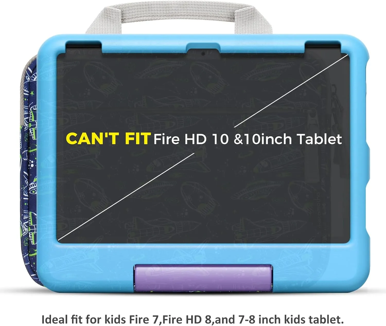 Choco Mocha Kids Tablet Sleeve Bag for Boys & Girls, (10-12.5Inch)
