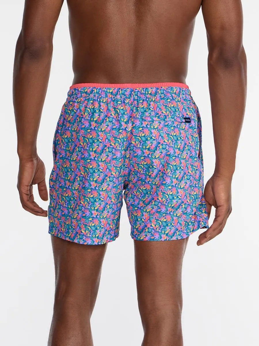 Chubbies Mens Swim Trunks – Mens Swim Shorts with 4-Way Stretch, 5.5” Beach Shorts with Elastic Waist, Drawstring,Mesh Lining
