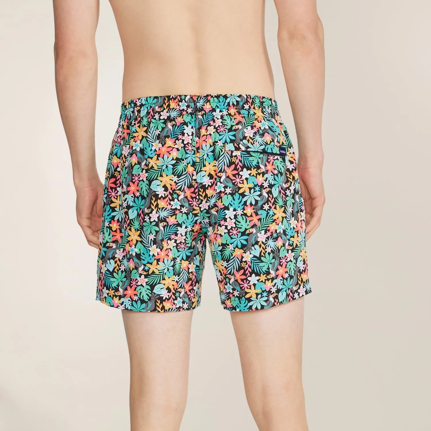 Chubbies Mens Swim Trunks – Mens Swim Shorts with 4-Way Stretch, 5.5” Beach Shorts with Elastic Waist, Drawstring,Mesh Lining