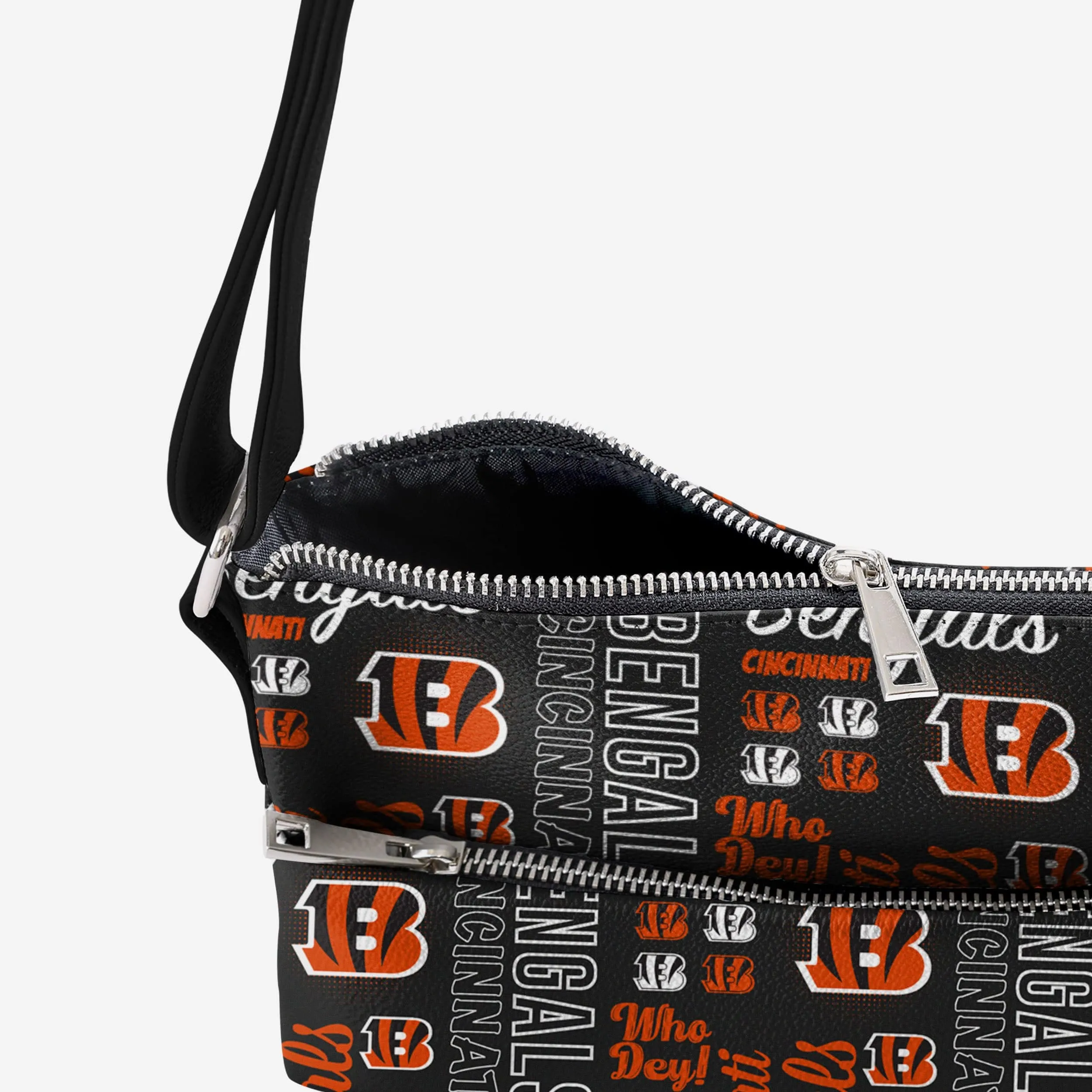 Cincinnati Bengals Spirited Style Printed Collection Foldover Tote Bag