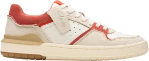 Clarks Men's Courtlite2 Lo Trainers, Red Combi, 47