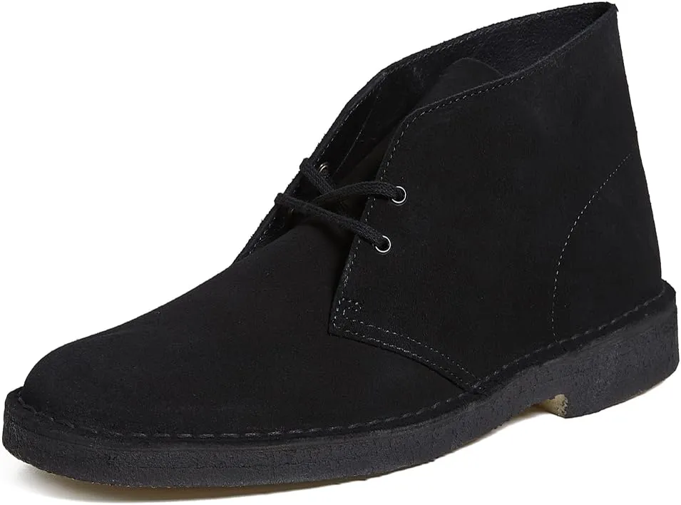 Clarks mens Desert Chukka Boot, Black, 9 US
