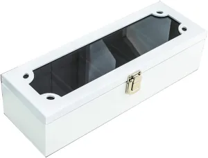 Classic Solid Wood Watch Box Large Capacity Jewelry Storage Cabinet Transparent Glass Display Box Multipurpose As Gift for Family, Friends, Business Partners and Watch Lovers