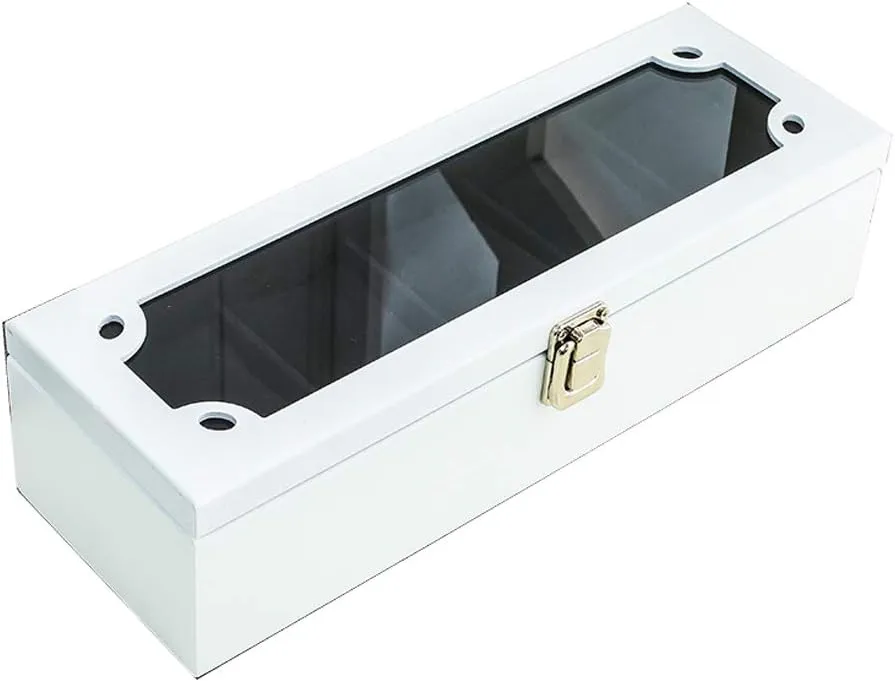 Classic Solid Wood Watch Box Large Capacity Jewelry Storage Cabinet Transparent Glass Display Box Multipurpose As Gift for Family, Friends, Business Partners and Watch Lovers