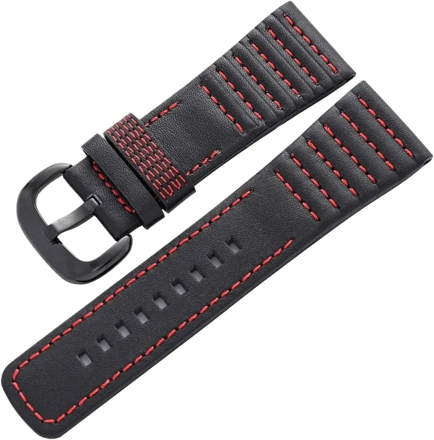 Classic Vintage Genuine Leather Watch Strap Unisex Business Replacement Band Quick Release 28mm