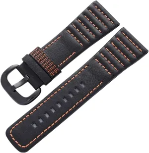 Classic Vintage Genuine Leather Watch Strap Unisex Business Replacement Band Quick Release 28mm