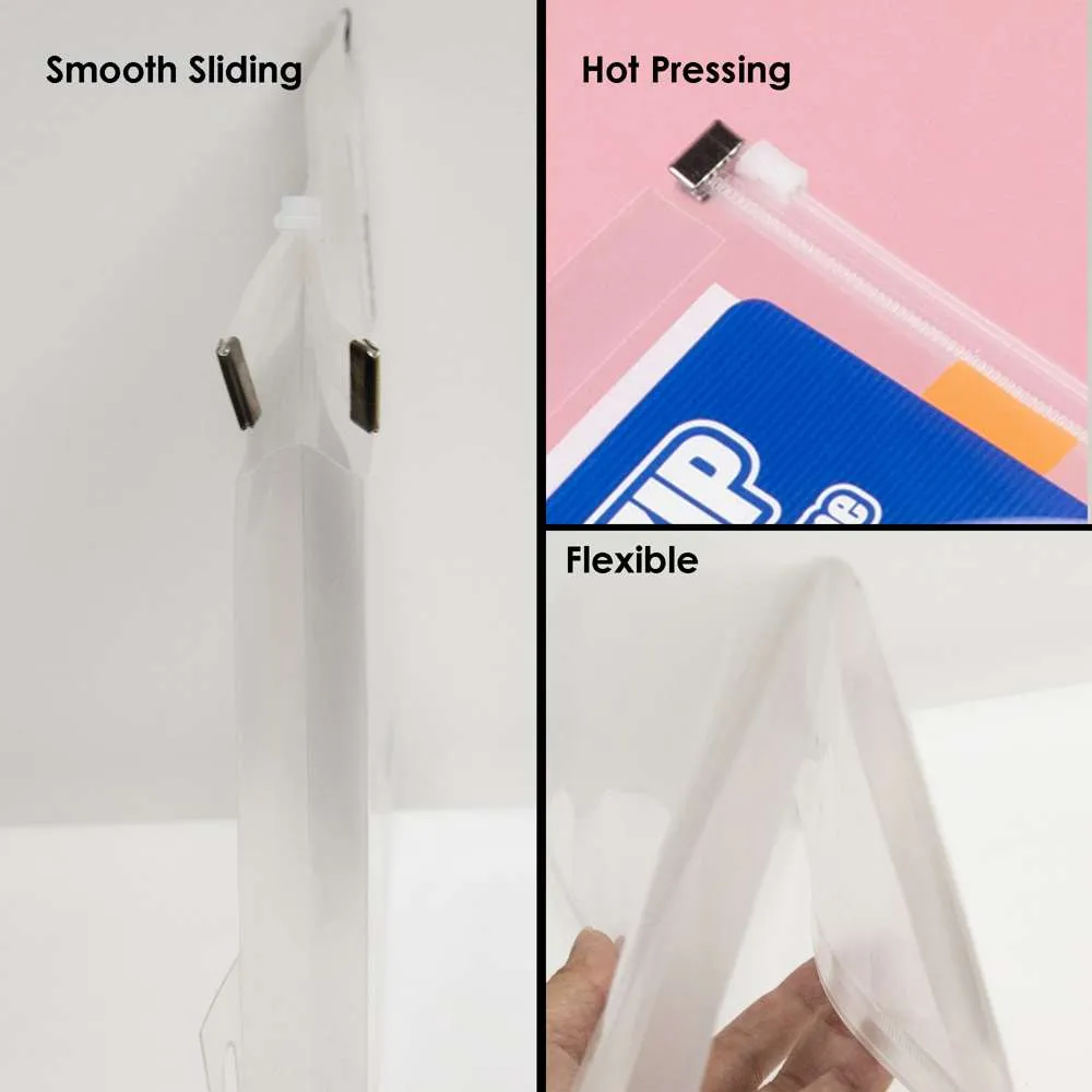 Clear A4/Letter Size Zip Envelope