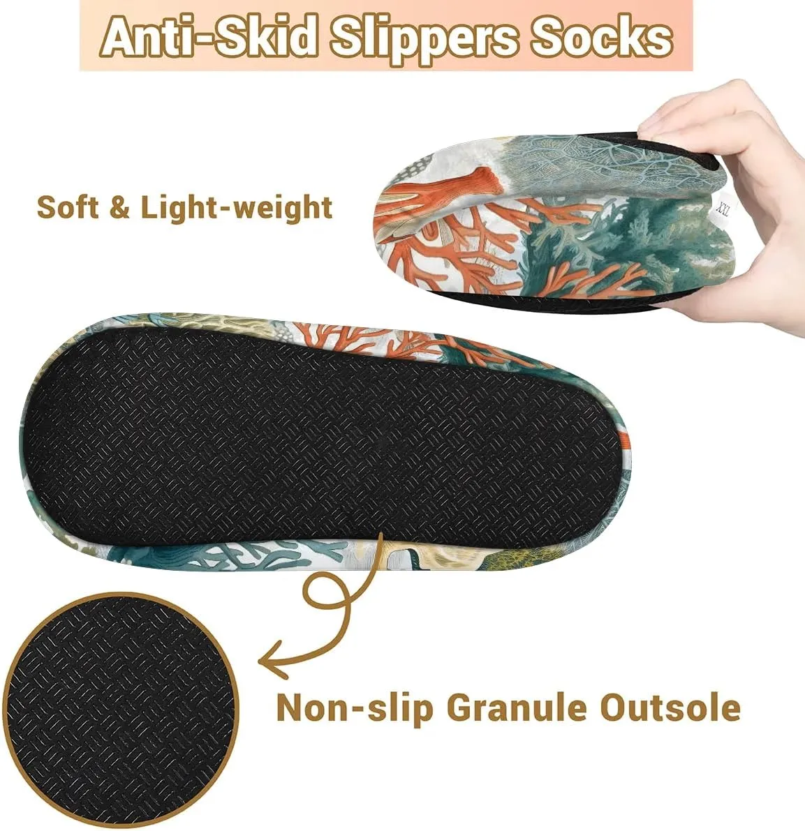 Closed Back Slippers for Women Men Cozy Warm House Slippers Indoor Outdoor House Shoes