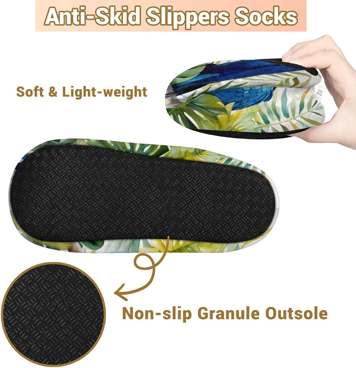 Closed Back Slippers for Women Men Cozy Warm House Slippers Indoor Outdoor House Shoes