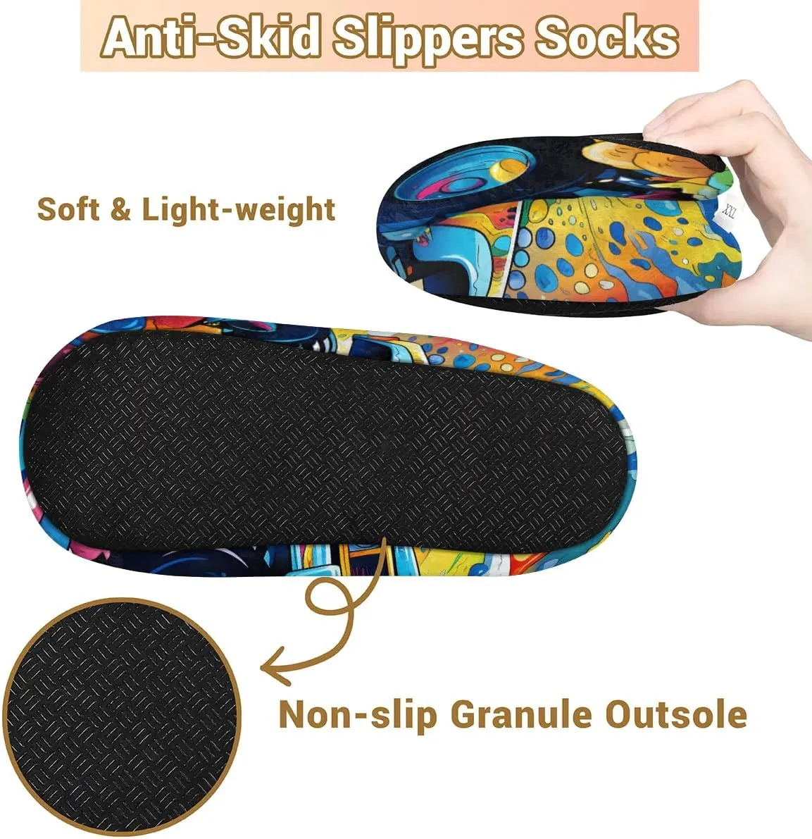 Closed Back Slippers for Women Men Cozy Warm House Slippers Indoor Outdoor House Shoes