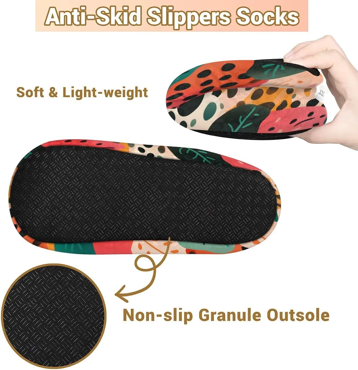 Closed Back Slippers for Women Men Cozy Warm House Slippers Indoor Outdoor House Shoes