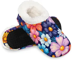 Closed Back Slippers for Women Men Cozy Warm House Slippers Indoor Outdoor House Shoes