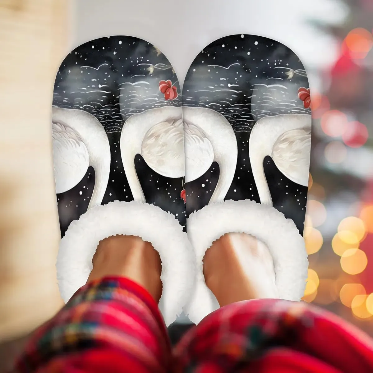 Closed Back Slippers for Women Men Cozy Warm House Slippers Indoor Outdoor House Shoes