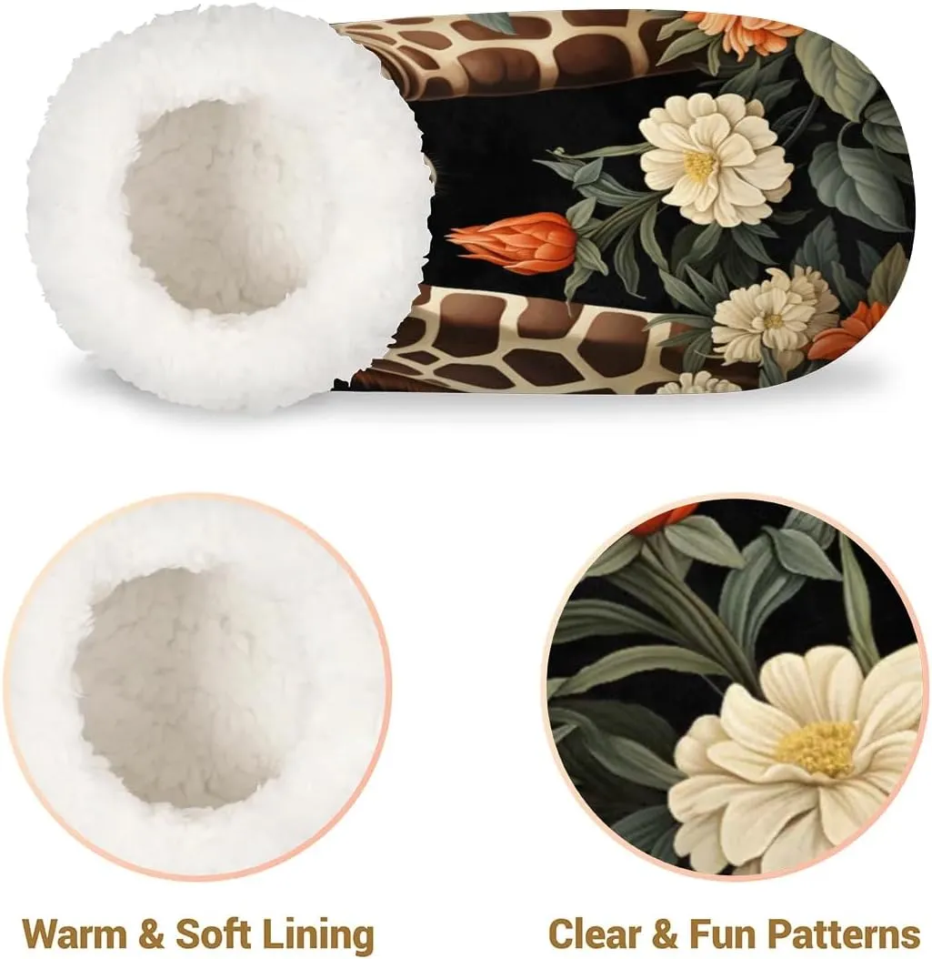 Closed Back Slippers for Women Men Cozy Warm House Slippers Indoor Outdoor House Shoes