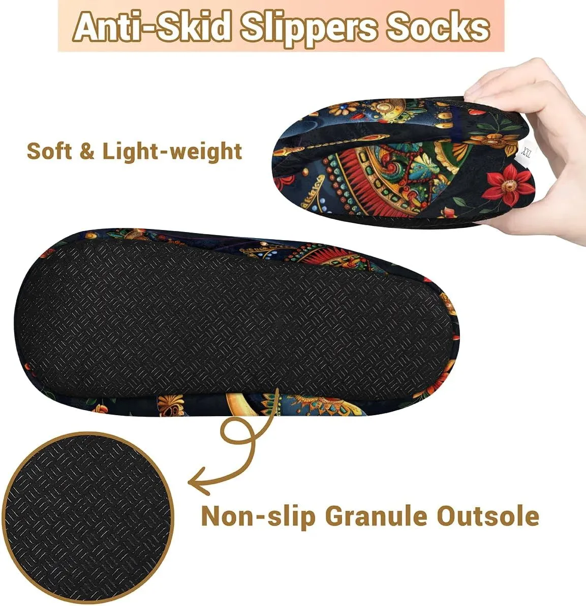 Closed Back Slippers for Women Men Cozy Warm House Slippers Indoor Outdoor House Shoes