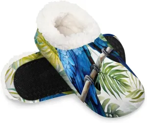 Closed Back Slippers for Women Men Cozy Warm House Slippers Indoor Outdoor House Shoes