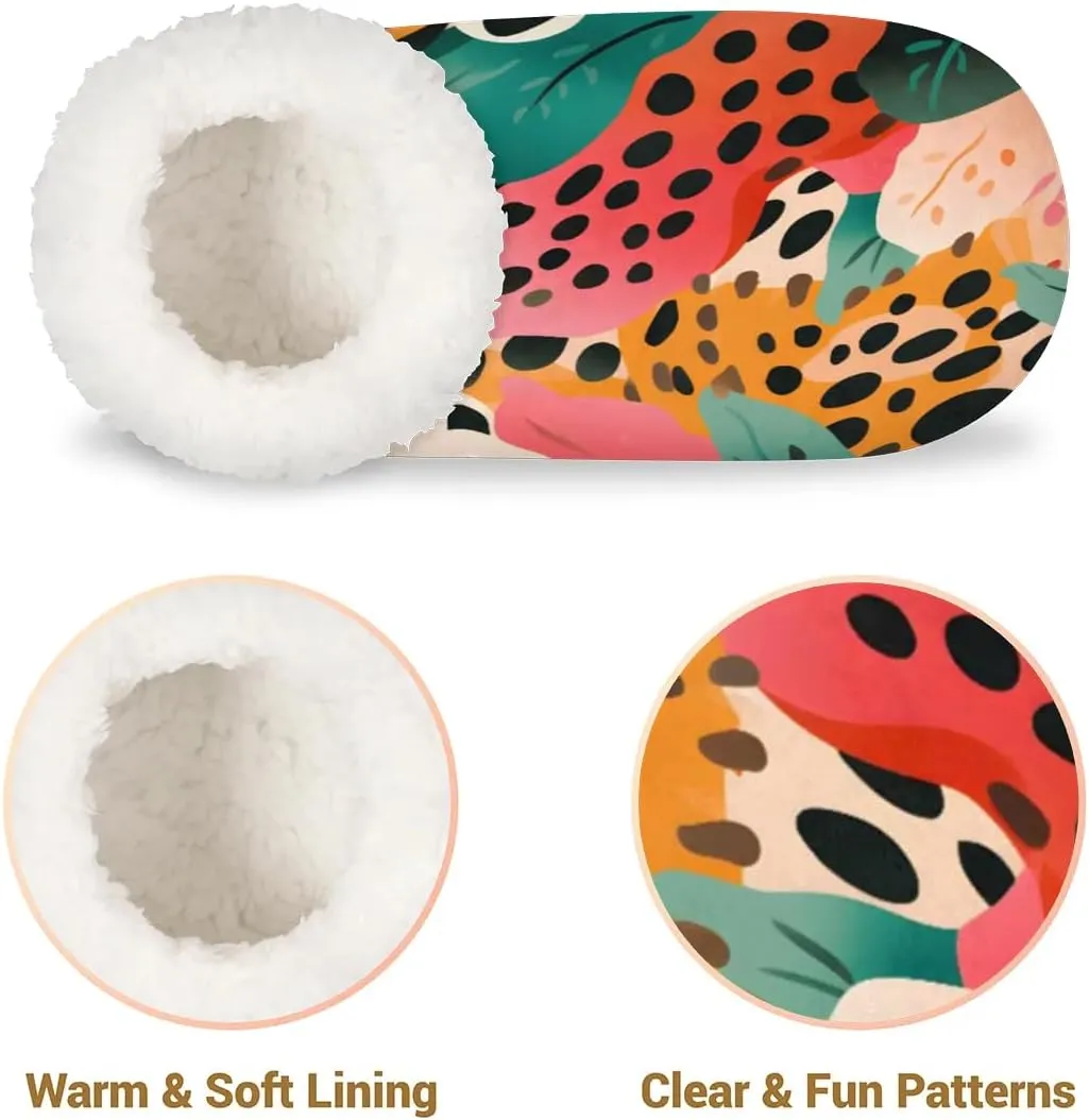 Closed Back Slippers for Women Men Cozy Warm House Slippers Indoor Outdoor House Shoes