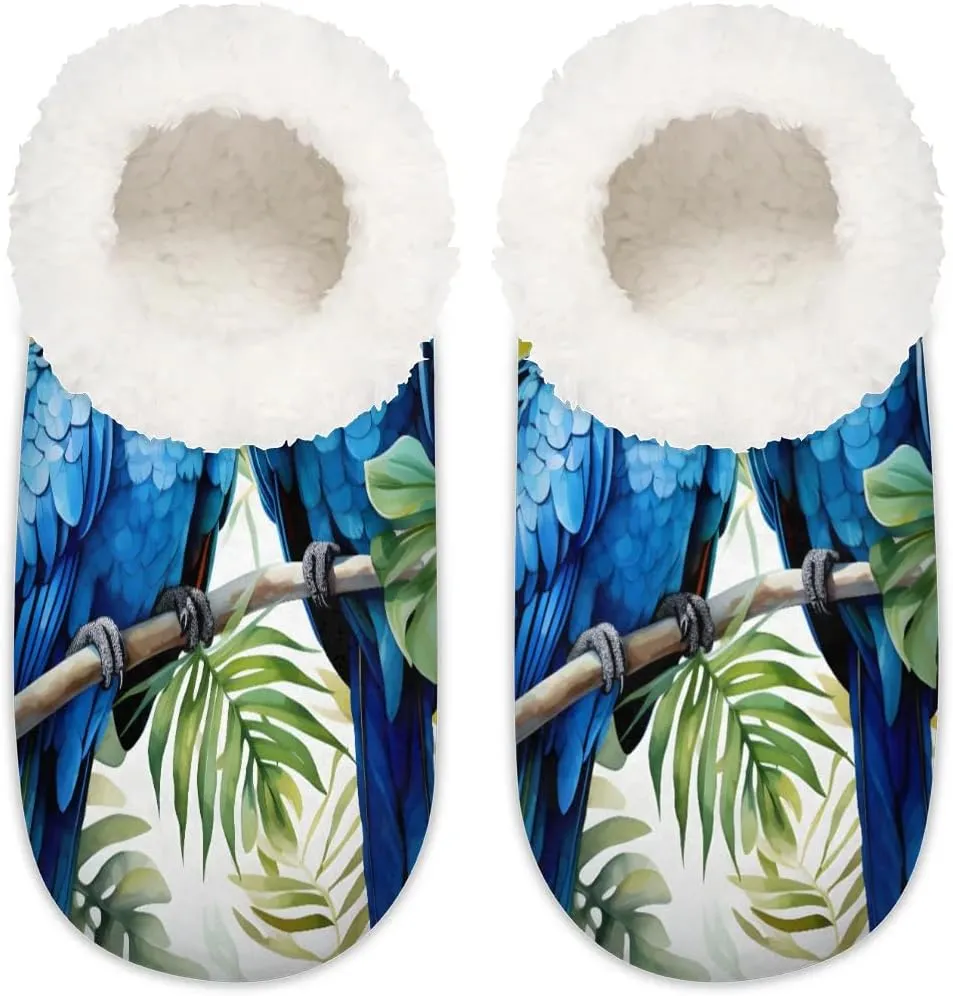 Closed Back Slippers for Women Men Cozy Warm House Slippers Indoor Outdoor House Shoes