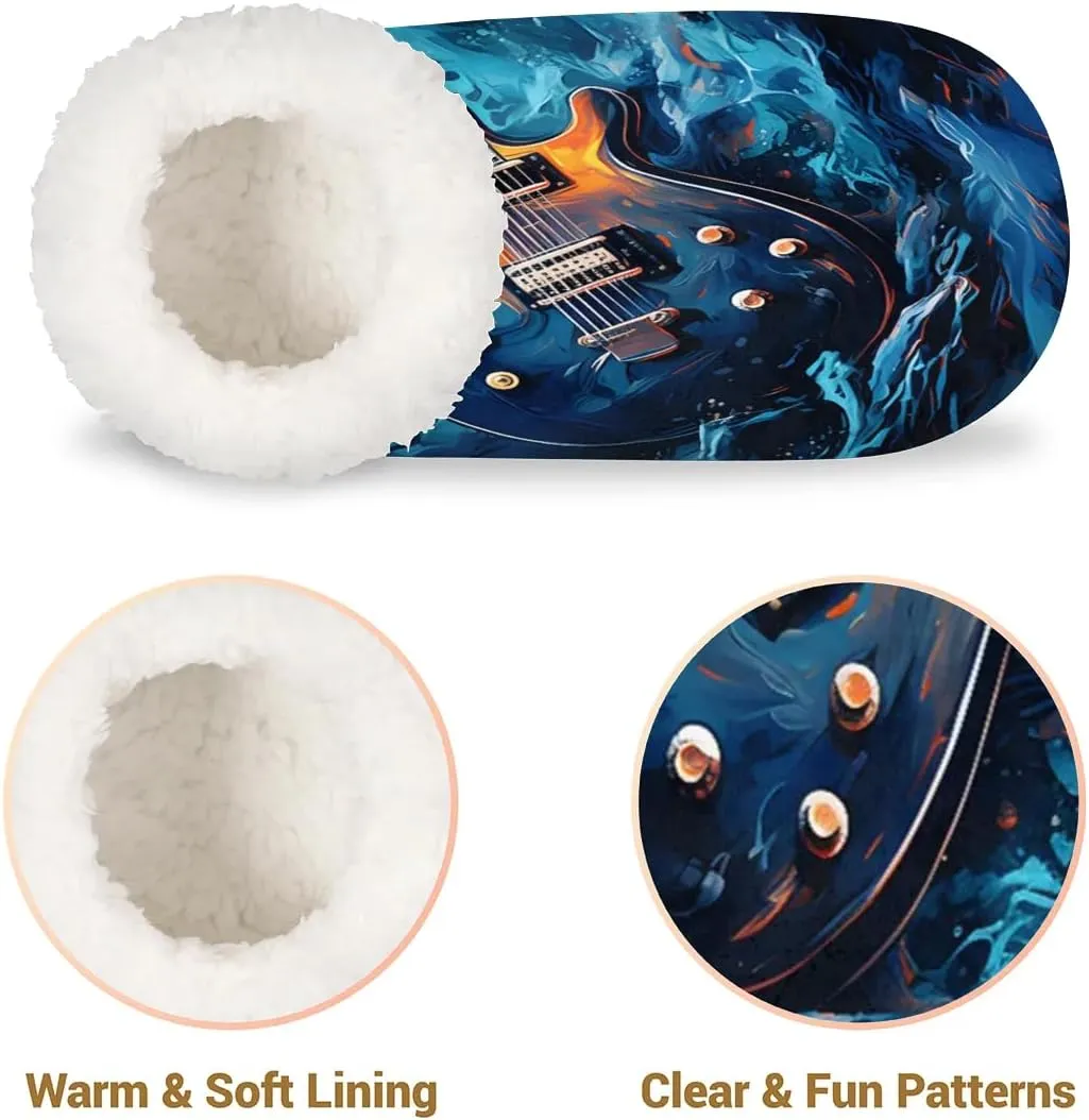 Closed Back Slippers for Women Men Cozy Warm House Slippers Indoor Outdoor House Shoes