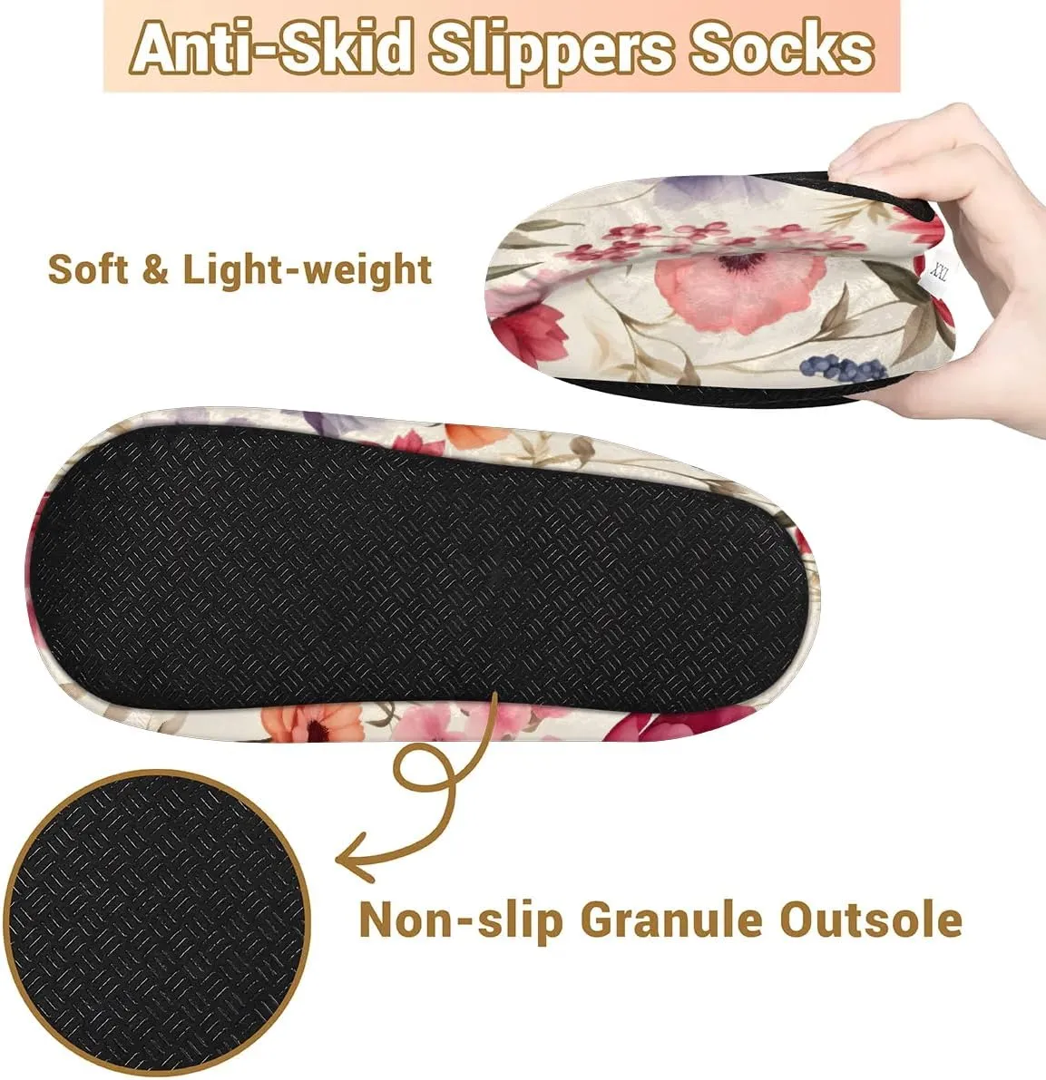 Closed Back Slippers for Women Men Cozy Warm House Slippers Indoor Outdoor House Shoes