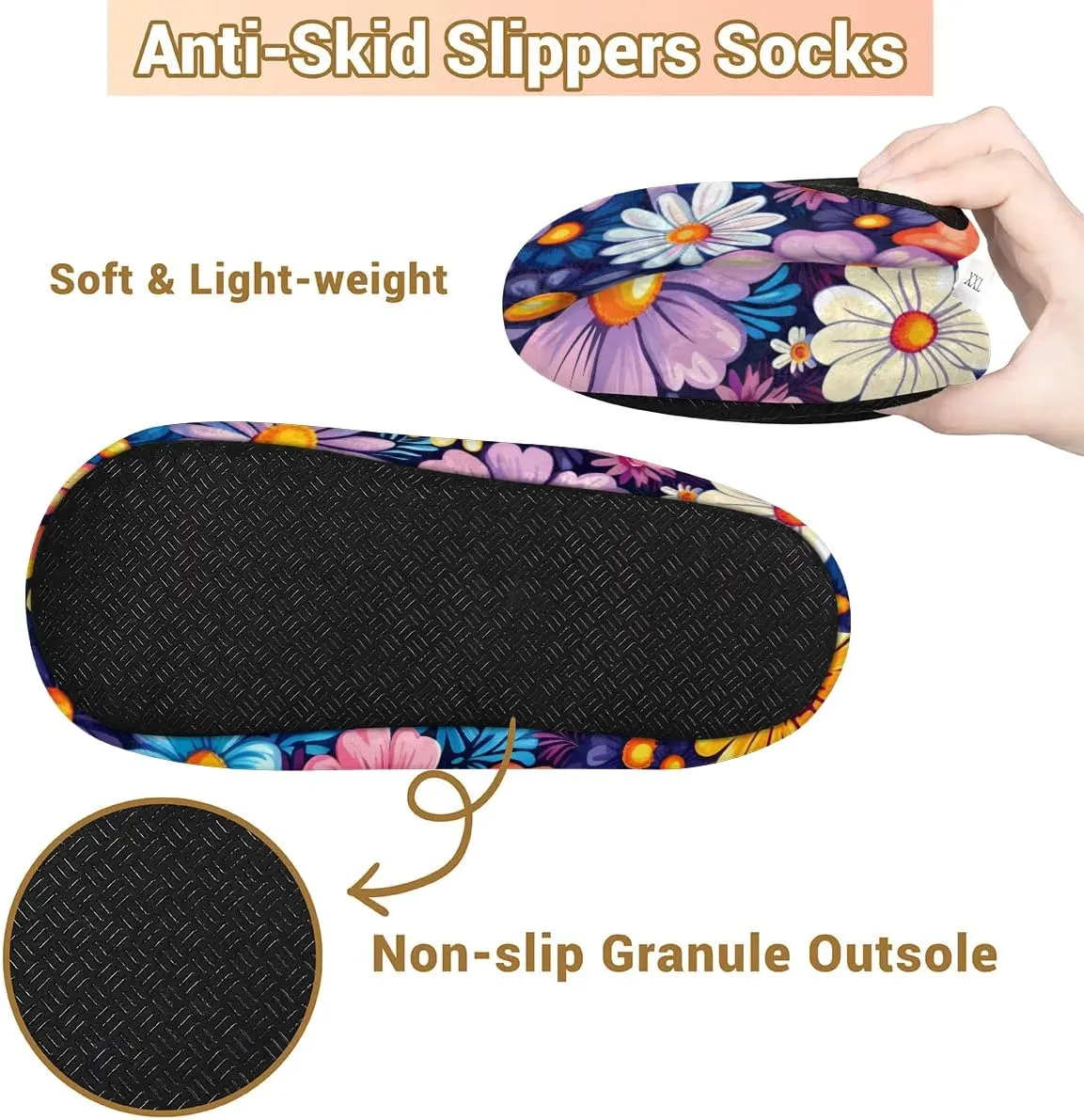 Closed Back Slippers for Women Men Cozy Warm House Slippers Indoor Outdoor House Shoes