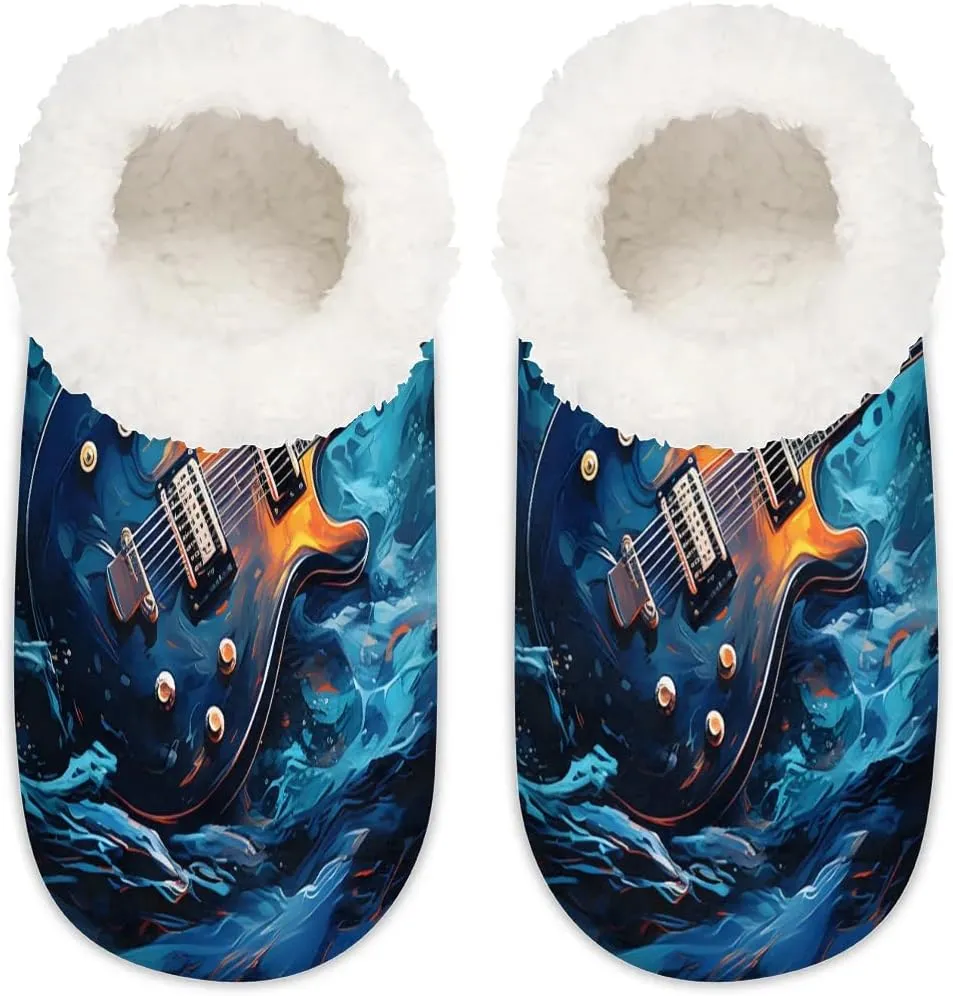 Closed Back Slippers for Women Men Cozy Warm House Slippers Indoor Outdoor House Shoes