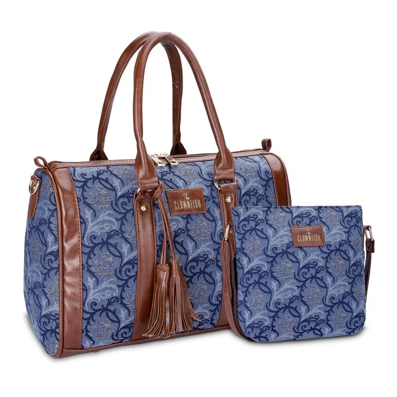Clownfish Handbags for Women | Ladies Hand Bags for Women | Office Handbag | Travel Handbag | Totes Handbag | Shoulder Tote Bag | Premium Tapestry Handbag | Combo with Ladies Sling Bag