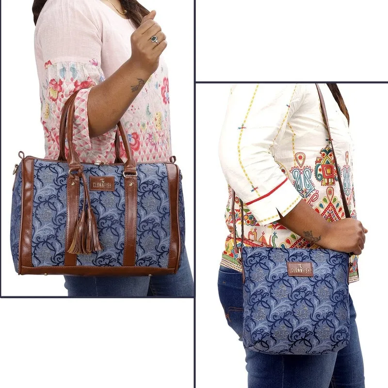Clownfish Handbags for Women | Ladies Hand Bags for Women | Office Handbag | Travel Handbag | Totes Handbag | Shoulder Tote Bag | Premium Tapestry Handbag | Combo with Ladies Sling Bag