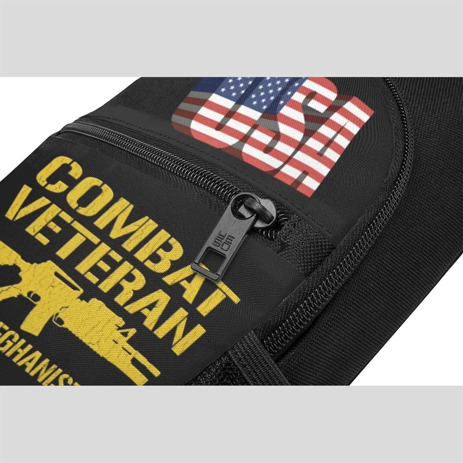 Combat Veteran Iraq and Afghanistan，Fashion One-Shoulder Bag，Anti-Theft Crossbody Shoulder Chest Bag