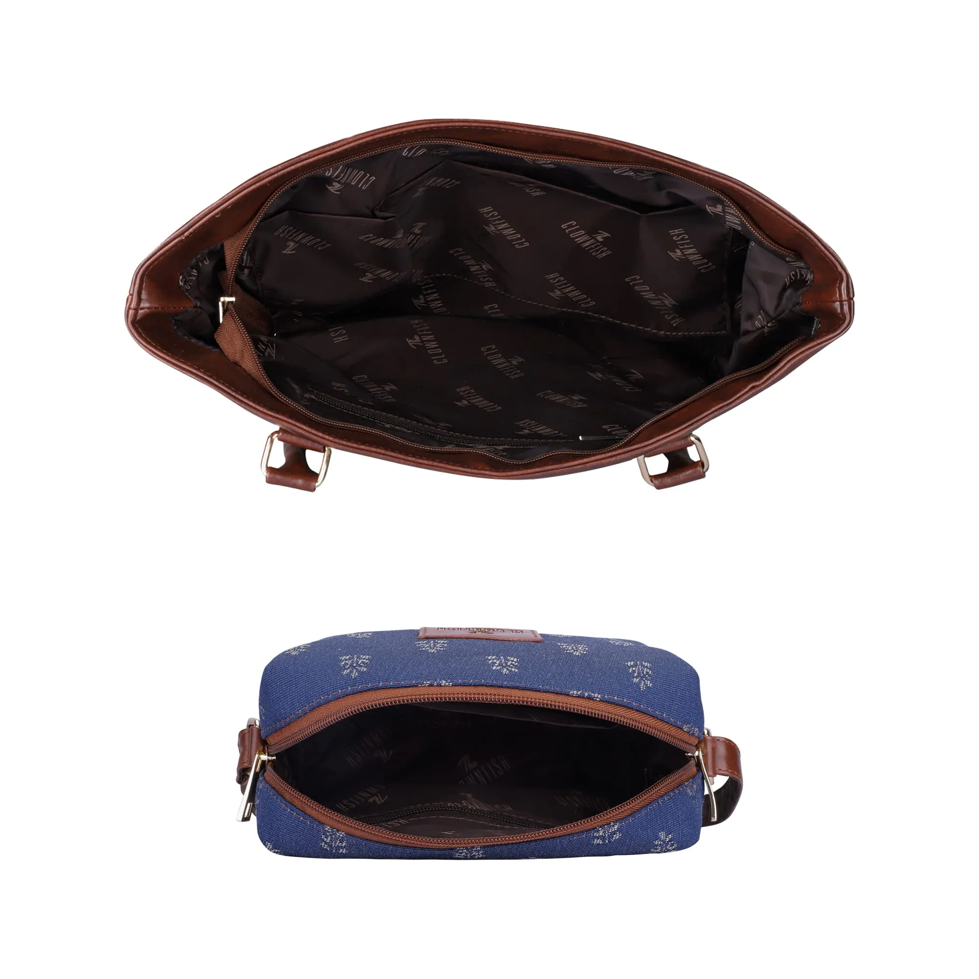 Combo: Denim Blue Sling & Handbag Set for Women | Stylish & Durable | Lightweight
