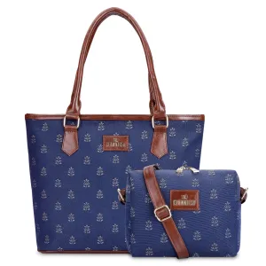 Combo: Denim Blue Sling & Handbag Set for Women | Stylish & Durable | Lightweight