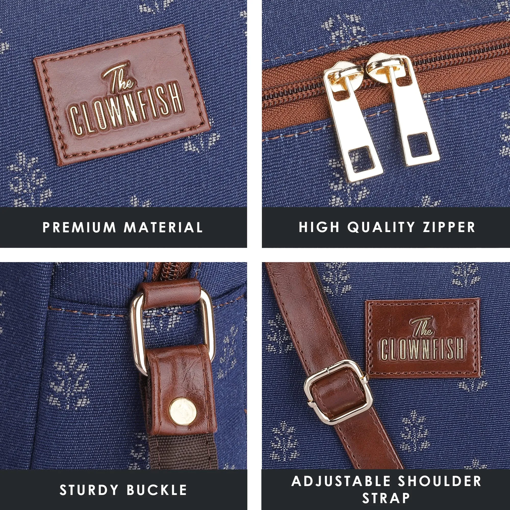 Combo: Denim Blue Sling & Handbag Set for Women | Stylish & Durable | Lightweight