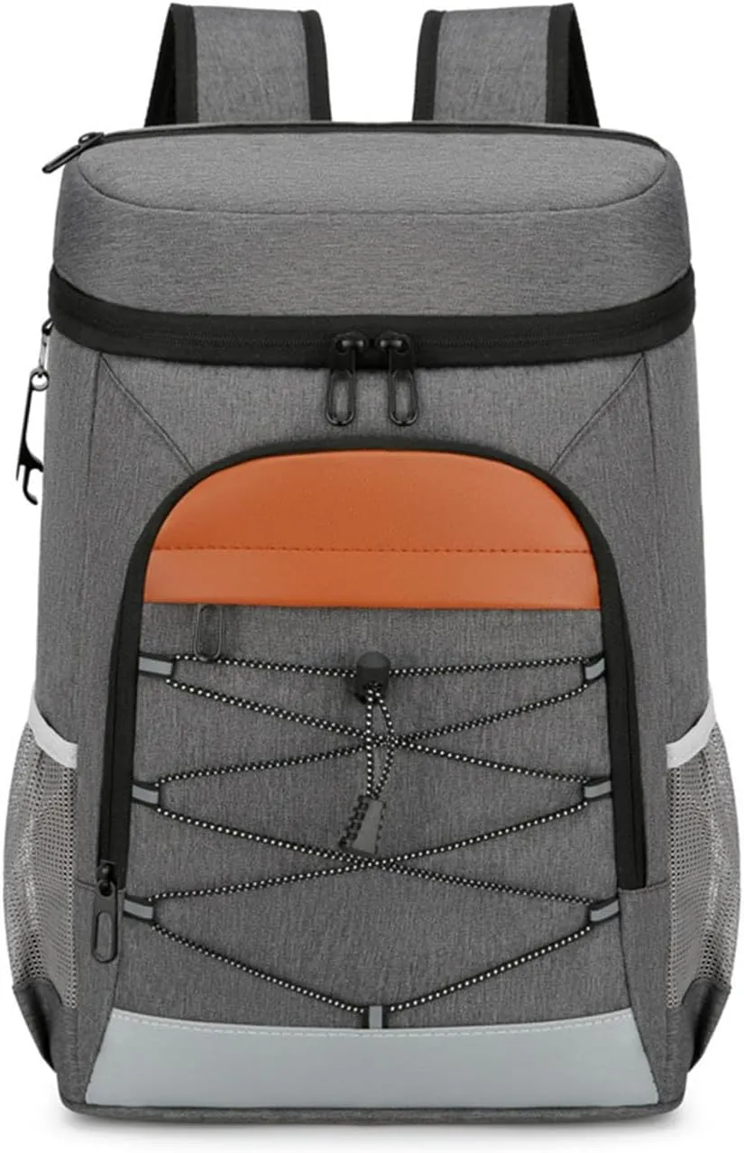 Cooler Backpack for Men 30 Cans Leak Proof Lightweight Camping Travel Bag with Insulated Cooler Compartment for Women