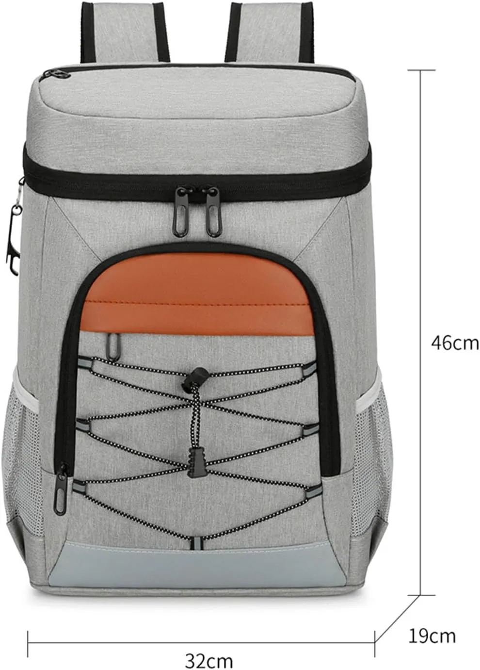 Cooler Backpack for Men 30 Cans Leak Proof Lightweight Camping Travel Bag with Insulated Cooler Compartment for Women