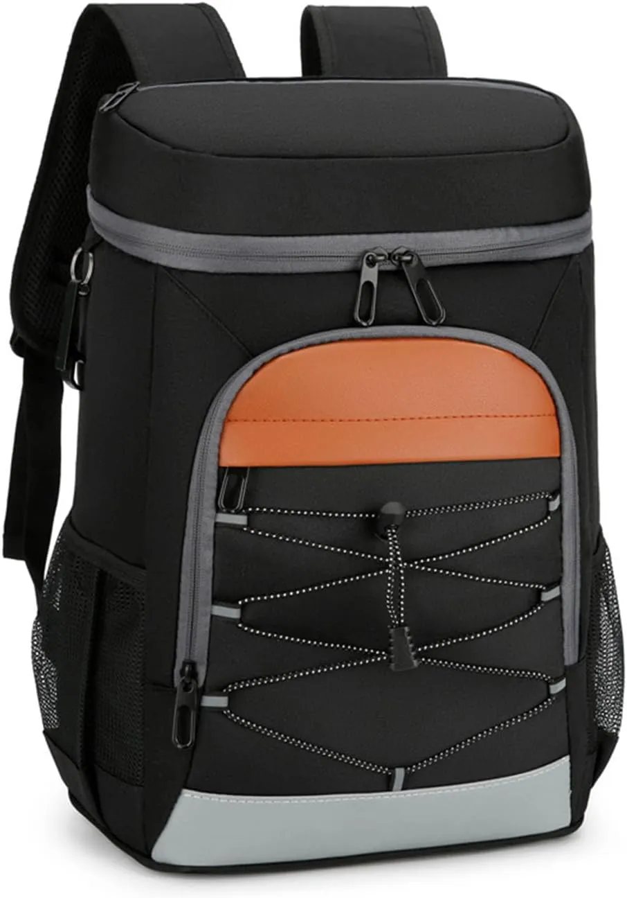 Cooler Backpack for Men 30 Cans Leak Proof Lightweight Camping Travel Bag with Insulated Cooler Compartment for Women