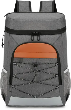 Cooler Backpack for Men 30 Cans Leak Proof Lightweight Camping Travel Bag with Insulated Cooler Compartment for Women