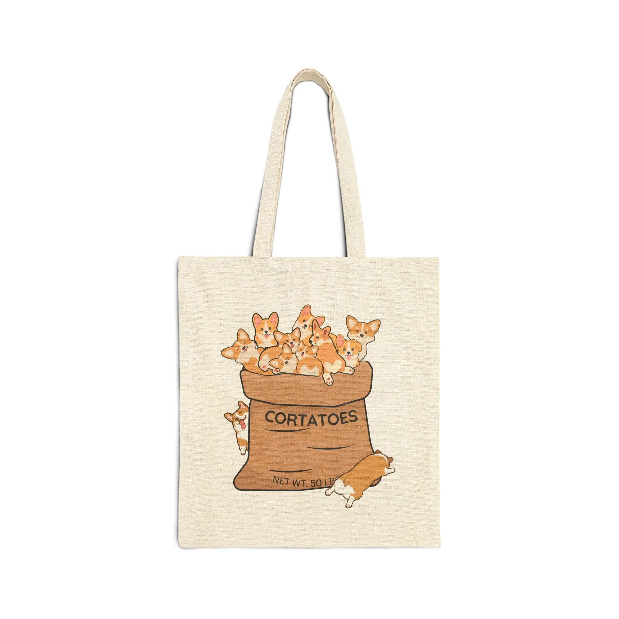 Cortatoes Cotton Canvas Tote Bag