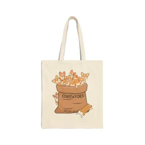 Cortatoes Cotton Canvas Tote Bag