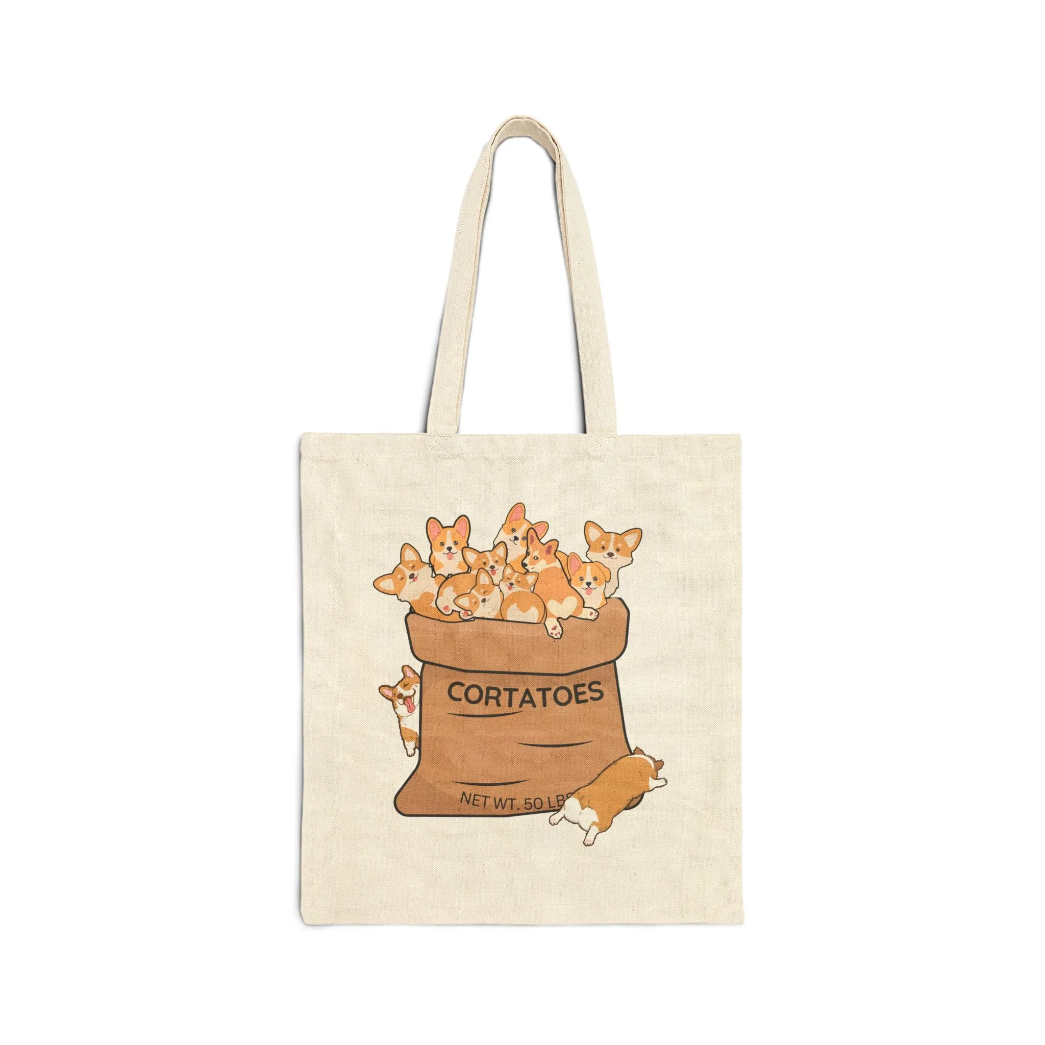 Cortatoes Cotton Canvas Tote Bag