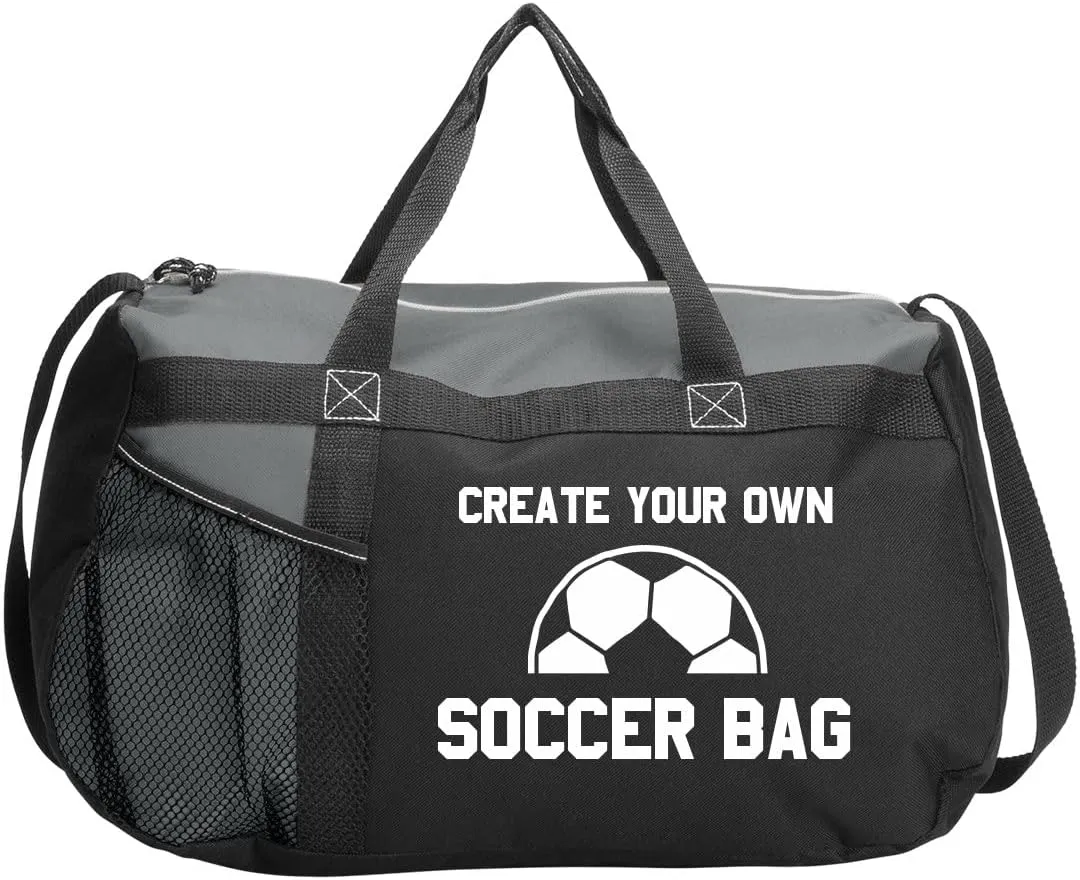Create A Custom Soccer Design: Gym Duffel Bag