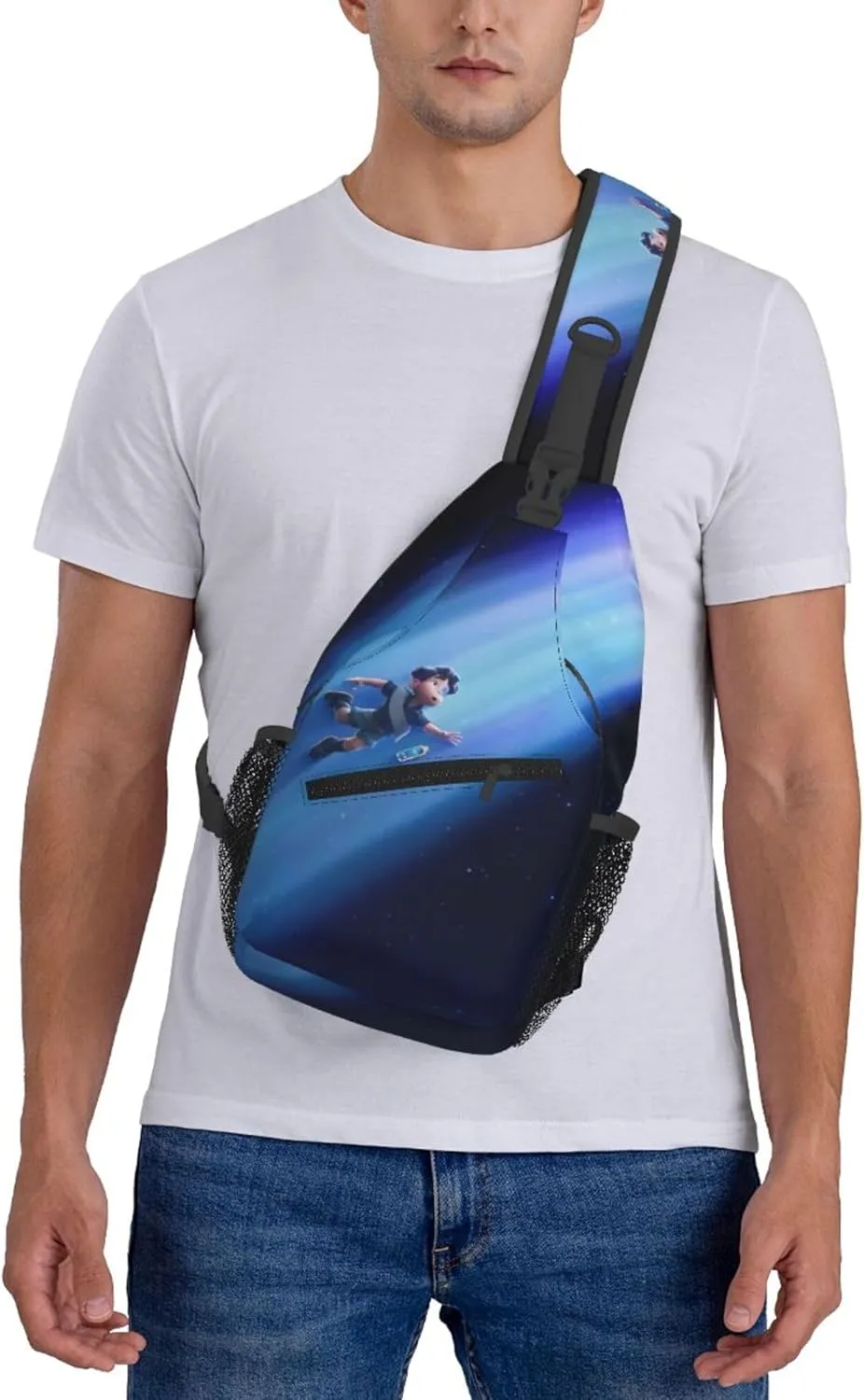 Cross Chest Bag Diagonally Sling Backpack Casual The Elio universe called Crossbody Shoulder Bag Travel Hiking Daypack Shoulder Bag pack Men Women Gifts