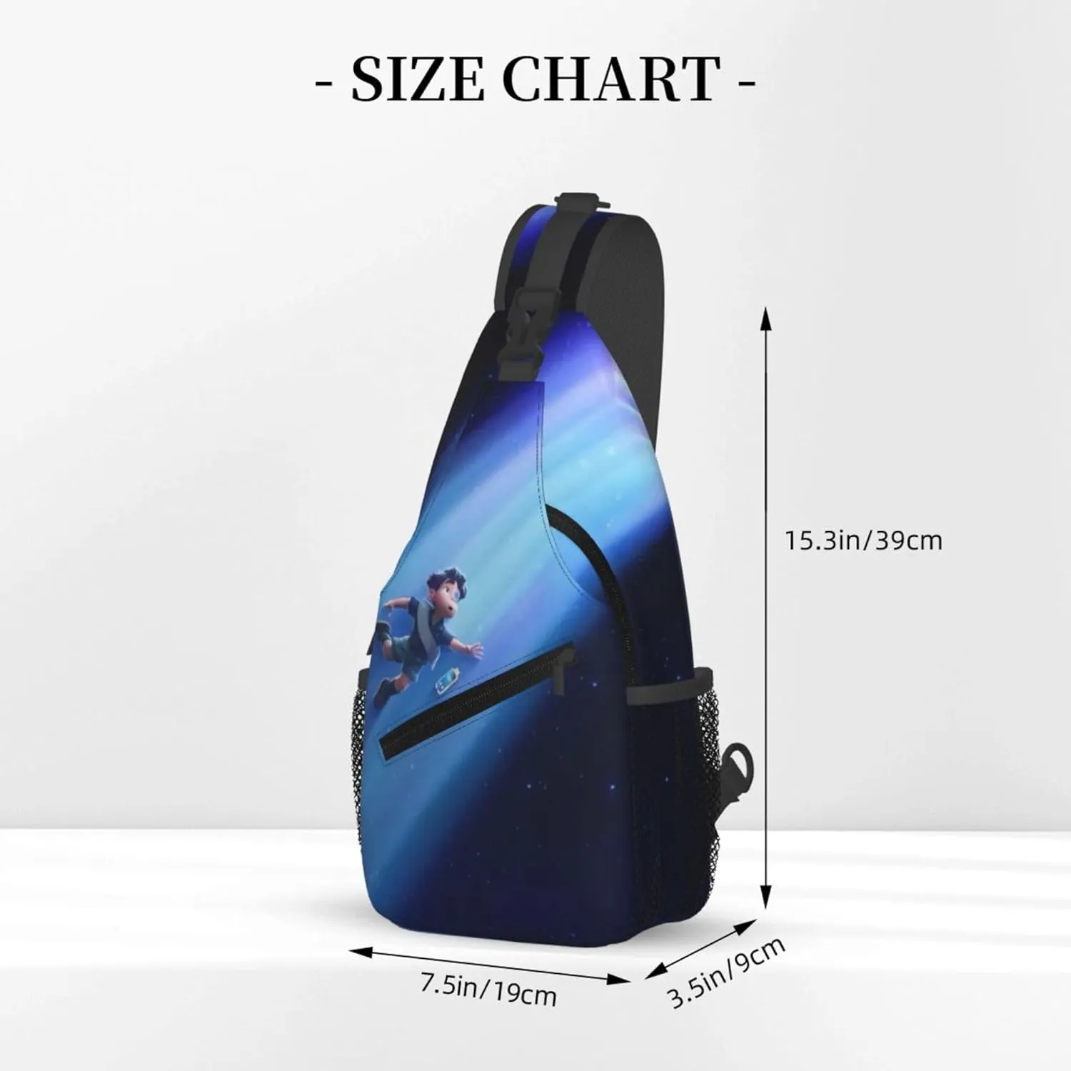 Cross Chest Bag Diagonally Sling Backpack Casual The Elio universe called Crossbody Shoulder Bag Travel Hiking Daypack Shoulder Bag pack Men Women Gifts